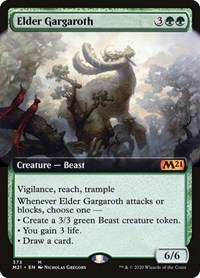Elder Gargaroth (Extended Art), Core Set 2021