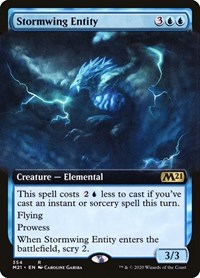 Stormwing Entity (Extended Art), Core Set 2021