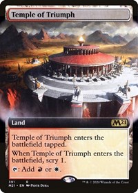 Temple of Triumph (Extended Art), Core Set 2021