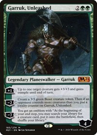 Garruk, Unleashed, Core Set 2021
