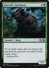 Garruk's Gorehorn, Core Set 2021