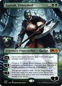 Garruk, Unleashed (Borderless), Core Set 2021