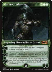 Garruk, Unleashed (Showcase), Core Set 2021