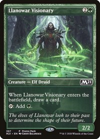 Llanowar Visionary, Promo Pack: Core Set 2021