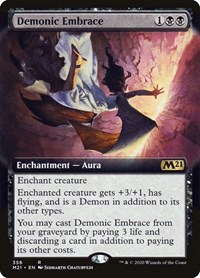 Demonic Embrace (Extended Art), Core Set 2021