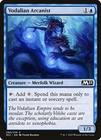 Vodalian Arcanist, Core Set 2021