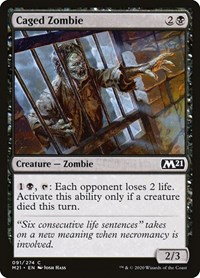Caged Zombie, Core Set 2021