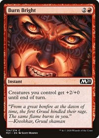 Burn Bright, Core Set 2021