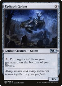 Epitaph Golem, Core Set 2021