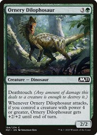 Ornery Dilophosaur, Core Set 2021