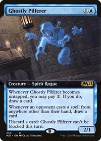 Ghostly Pilferer (Extended Art), Core Set 2021