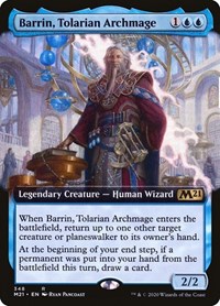 Barrin, Tolarian Archmage (Extended Art), Core Set 2021