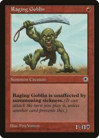 Raging Goblin, Portal