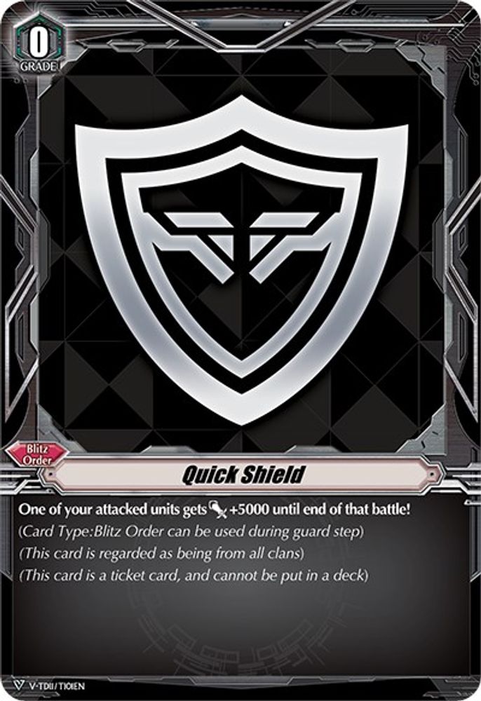 Quick Shield, Standard, front
