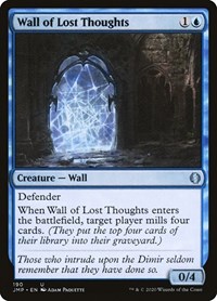 Wall of Lost Thoughts, Jumpstart