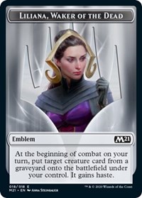 Emblem - Liliana, Waker of the Dead, Core Set 2021