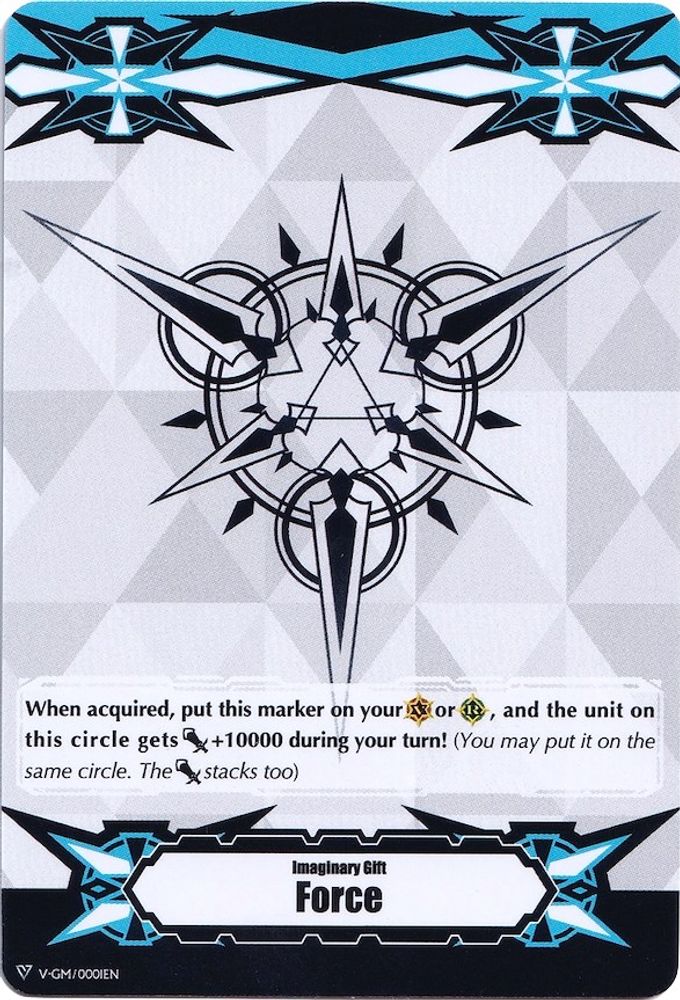Imaginary Gift [Force] // [Force II] Double-sided Gift Marker, Standard, front