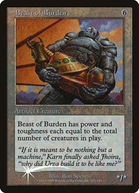 Beast of Burden, Prerelease Cards