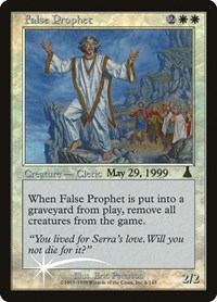 False Prophet, Prerelease Cards