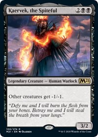 Kaervek, the Spiteful, Promo Pack: Core Set 2021