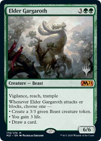 Elder Gargaroth, Promo Pack: Core Set 2021