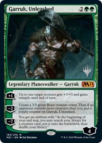 Garruk, Unleashed, Promo Pack: Core Set 2021
