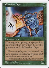 Ghazban Ogre, Fifth Edition