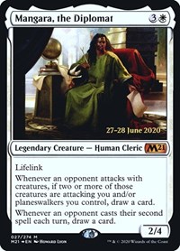 Mangara, the Diplomat, Prerelease Cards