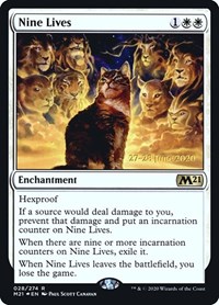 Nine Lives, Prerelease Cards
