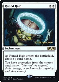Runed Halo, Prerelease Cards
