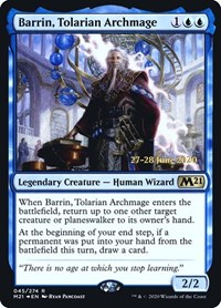 Barrin, Tolarian Archmage, Prerelease Cards