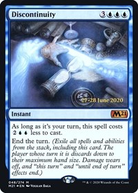 Discontinuity, Prerelease Cards