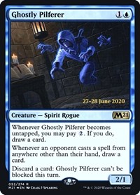 Ghostly Pilferer, Prerelease Cards