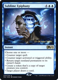 Sublime Epiphany, Prerelease Cards