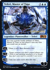Teferi, Master of Time, Prerelease Cards