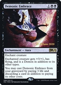 Demonic Embrace, Prerelease Cards