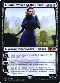 Liliana, Waker of the Dead, Prerelease Cards