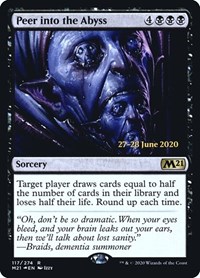 Peer into the Abyss, Prerelease Cards