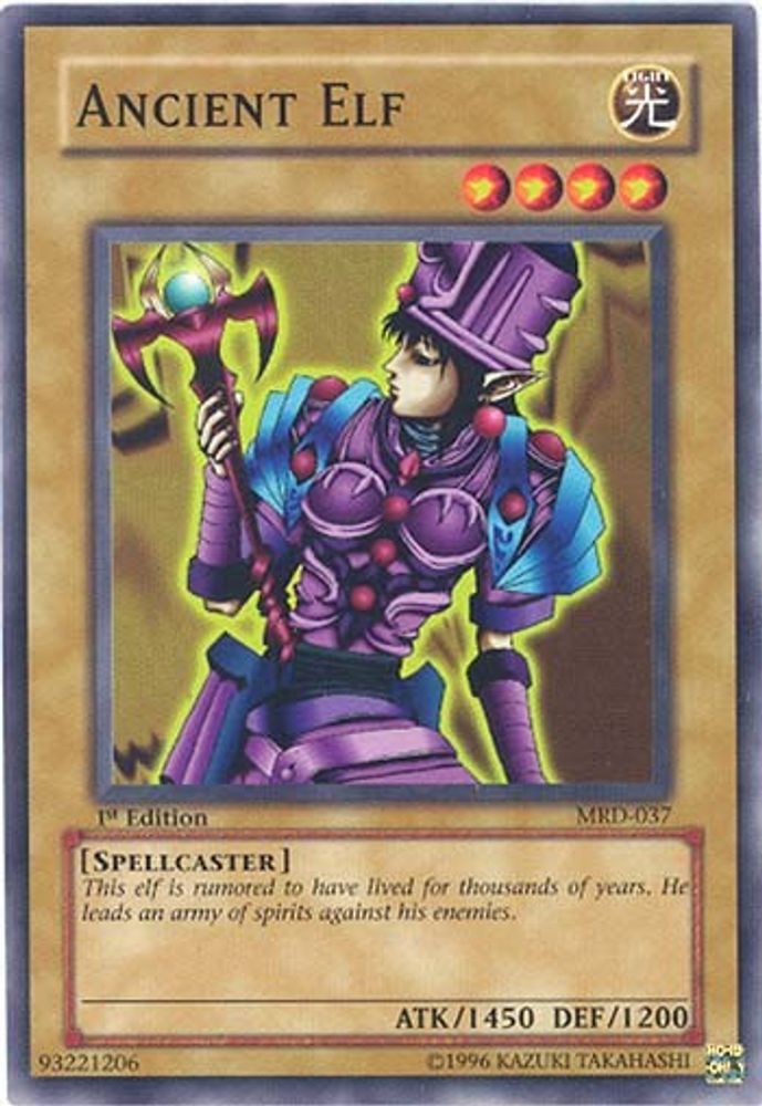 Ancient Elf, 1st-edition, front