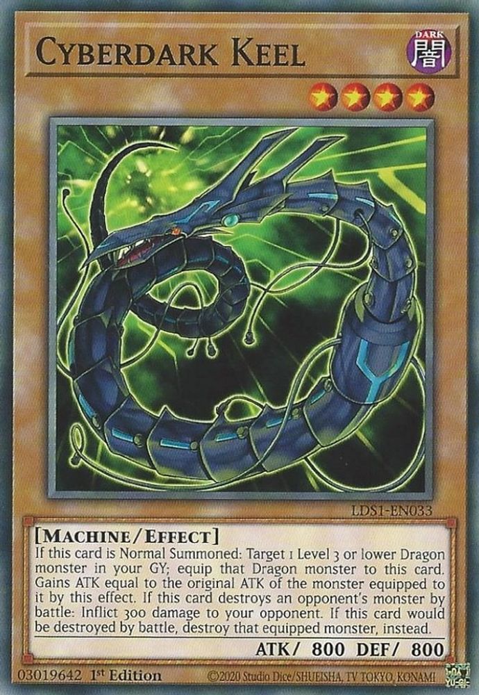Cyberdark Keel, 1st-edition, front