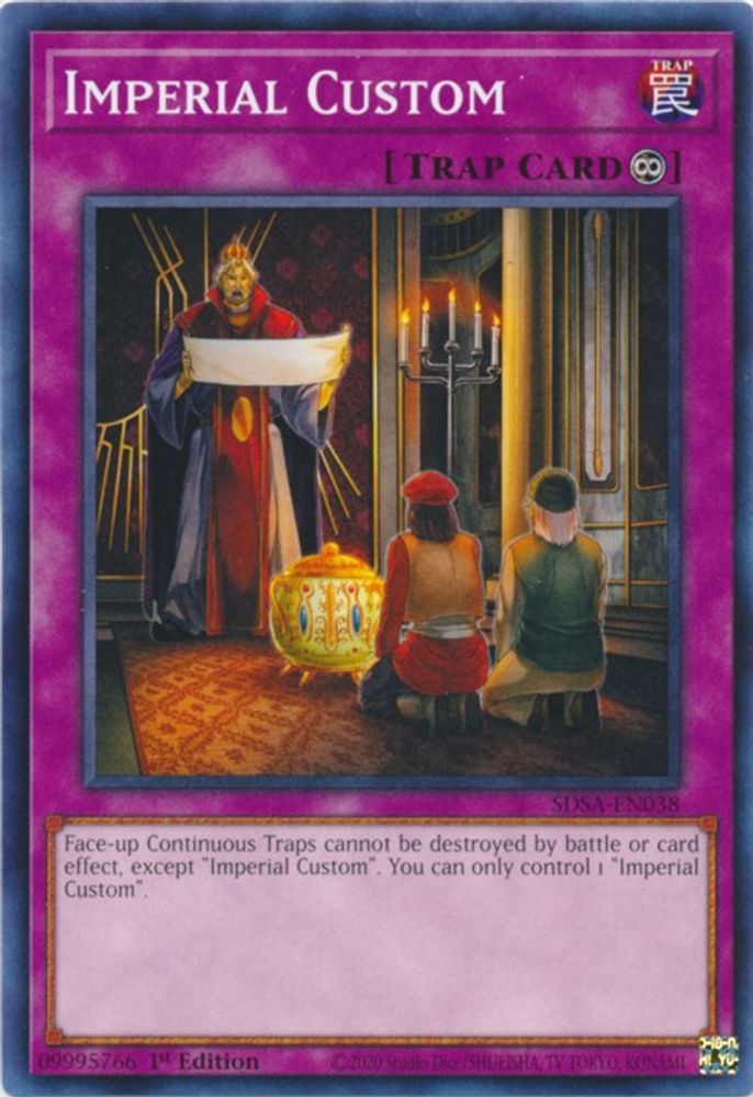 Imperial Custom, 1st-edition, front