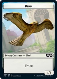 Bird // Demon Double-Sided Token, Core Set 2021