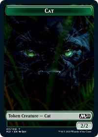 Cat (011) // Pirate Double-Sided Token, Core Set 2021
