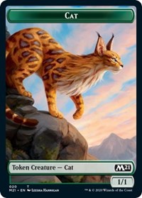 Cat (020) // Zombie Double-Sided Token, Core Set 2021