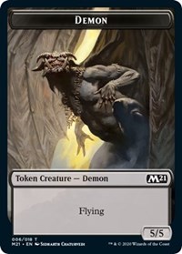 Demon // Pirate Double-Sided Token, Core Set 2021