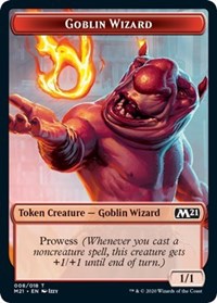 Goblin Wizard // Knight Double-Sided Token, Core Set 2021