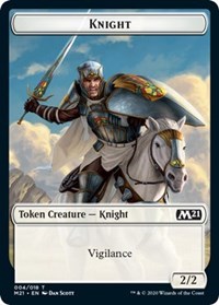 Knight // Pirate Double-Sided Token, Core Set 2021
