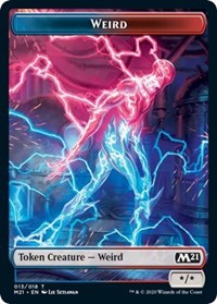 Weird // Zombie Double-Sided Token, Core Set 2021