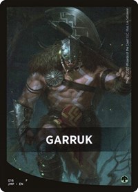 Garruk Theme Card, Jumpstart