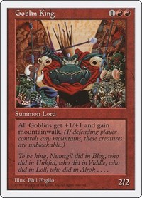 Goblin King, Fifth Edition